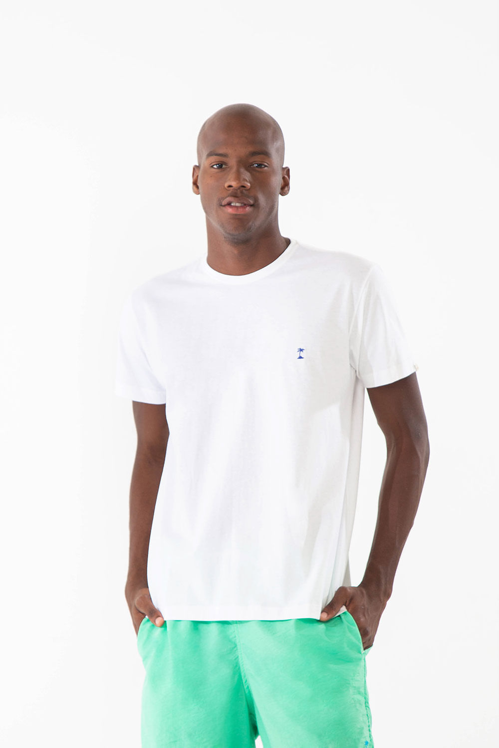 T-Shirt Basica Verao 21 - Branco